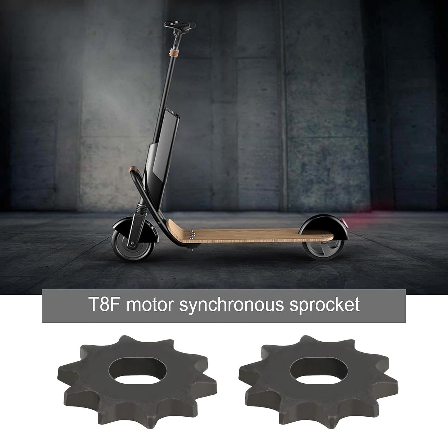 2 Pzas Sprocket Motor 10 Dientes Scooter Eléctrico