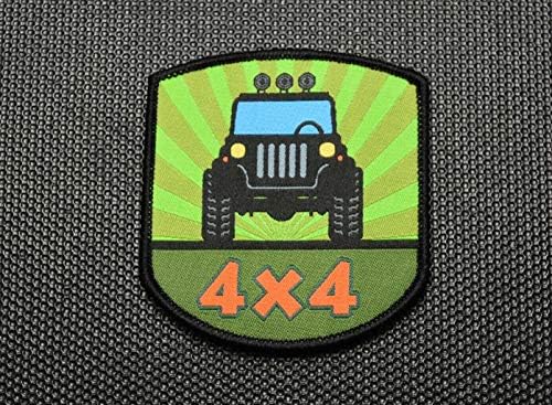 Parche moral tejido 4x4 Overland Trail 4WD gancho bucle