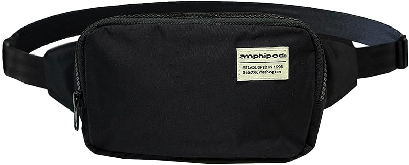 Bolsa cruzada ligera para correr viajar senderismo Noir