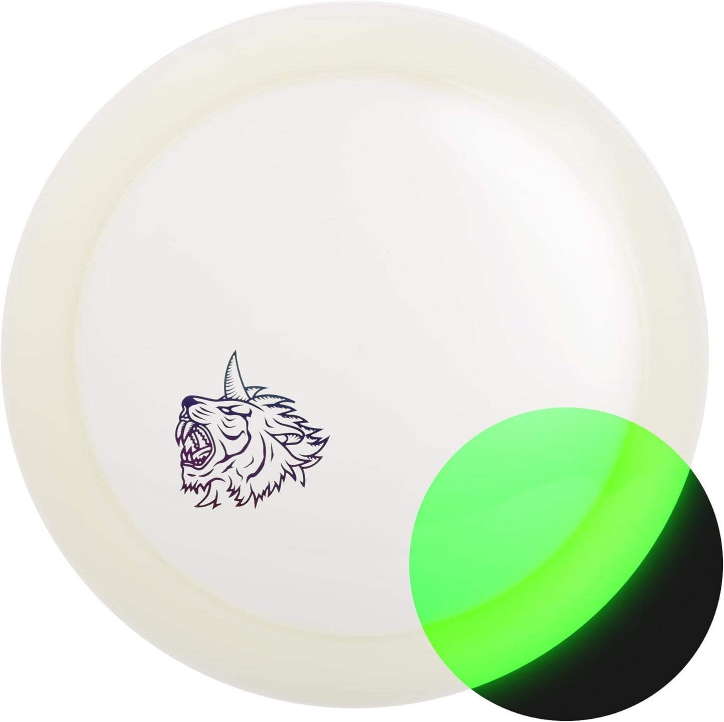 Conductor Qi golf PDGA plástico transparente