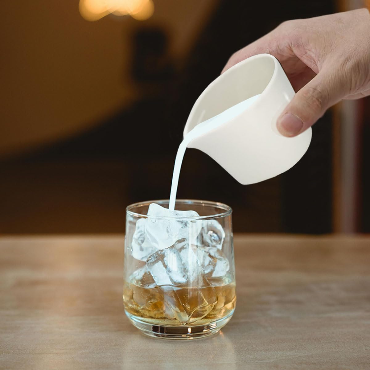 2 Pzas Jarras Cerámica 4oz para Té Café Leche