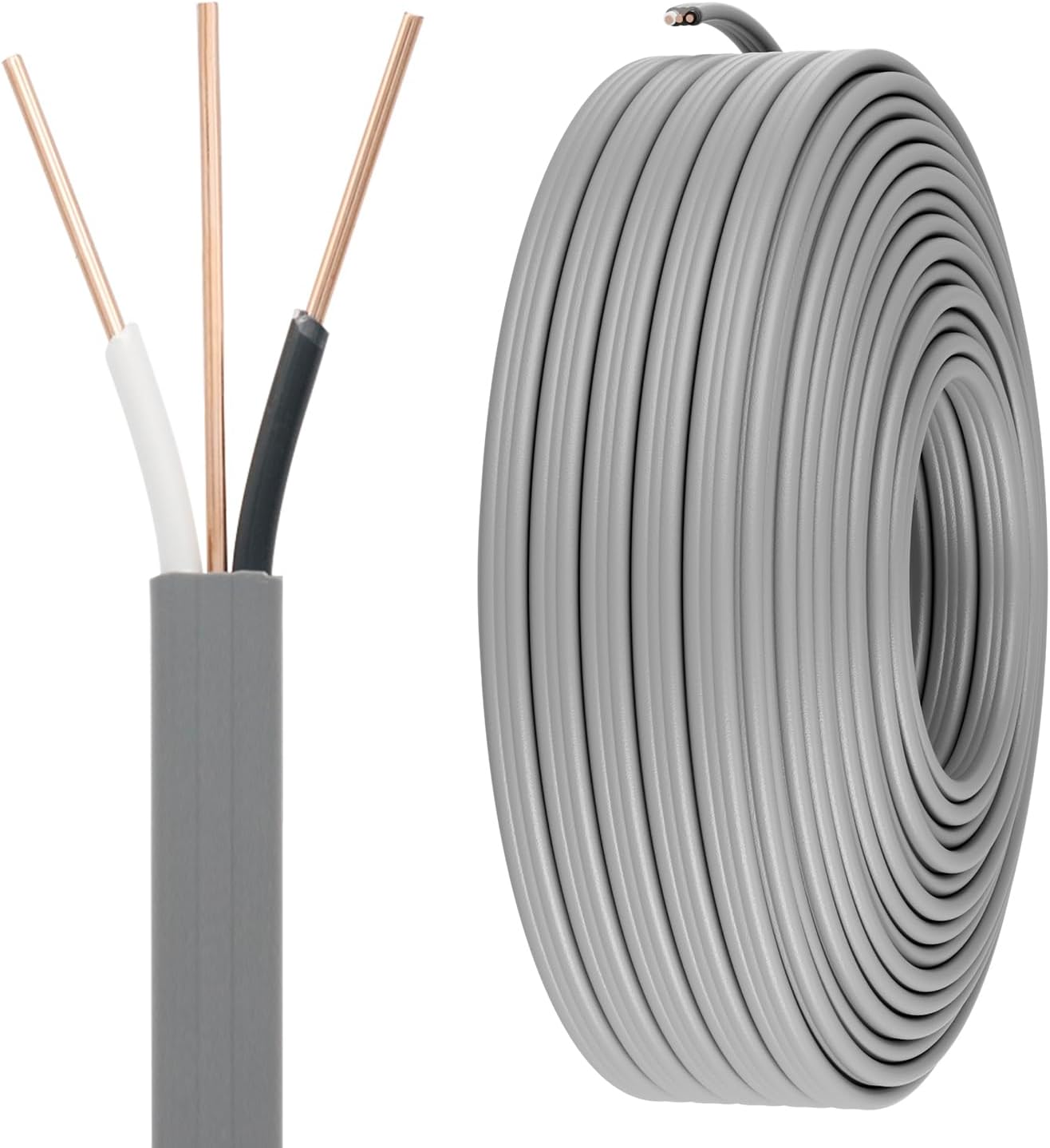 Cable alimentación subterránea UF 150ft para enterrar