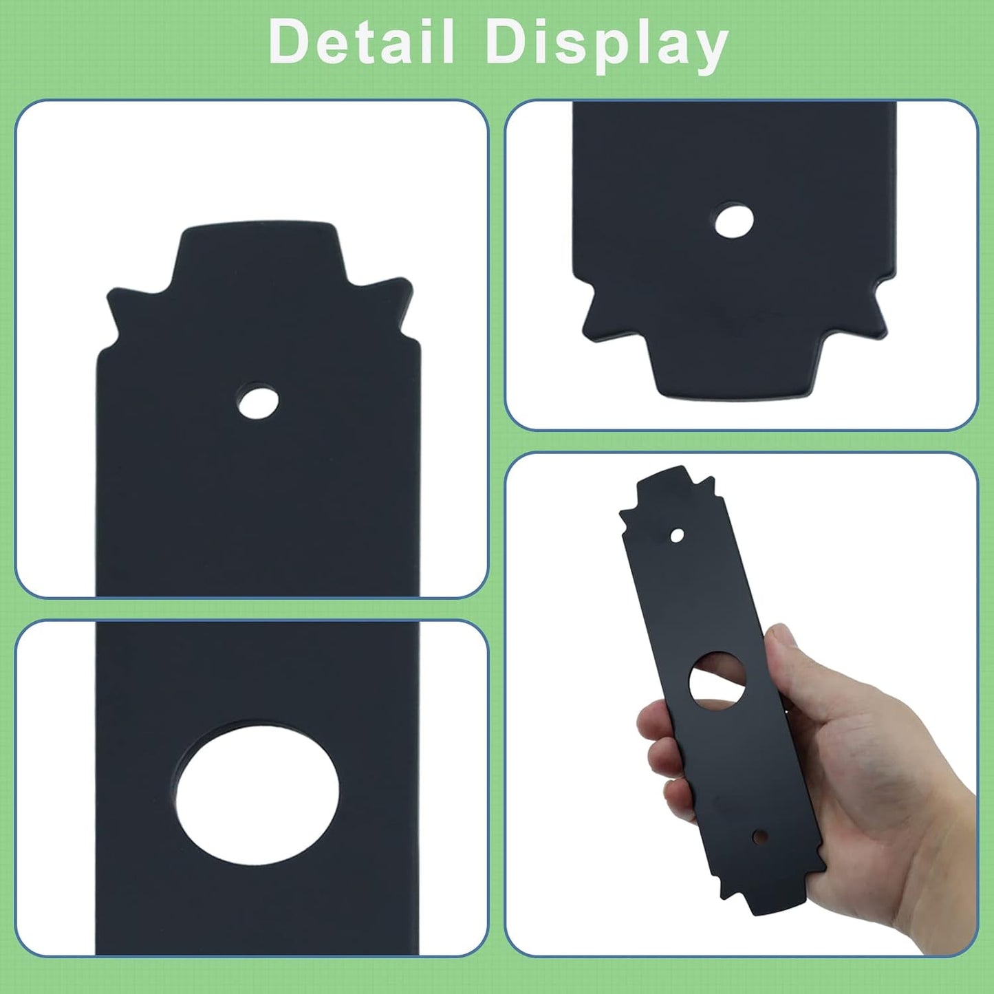 Cuchilla dentada acero 8" orificio 1" comp Ryobi