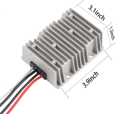 Convertidor voltaje DC 48V a 24V 22A 528W impermeable