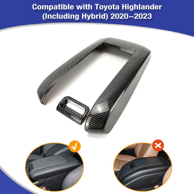 Funda reposabrazos Highlander estilo fibra carbono