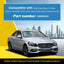Cubierta gancho remolque compat Mercedes W205 C180-C320