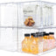 4 Pzas Cajones Acrílicos Transparentes Apilables