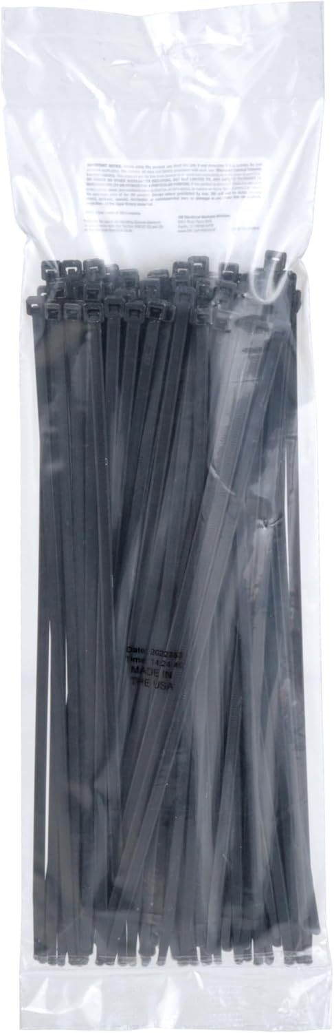 Sujetacables CT11BK50-C negro 50lb 11pulg 100 bridas nailon
