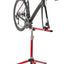 Soporte reparación bicicleta compacto color rojo