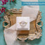 2 Pzas Platos Dorados Vintage 5.3x4.5"
