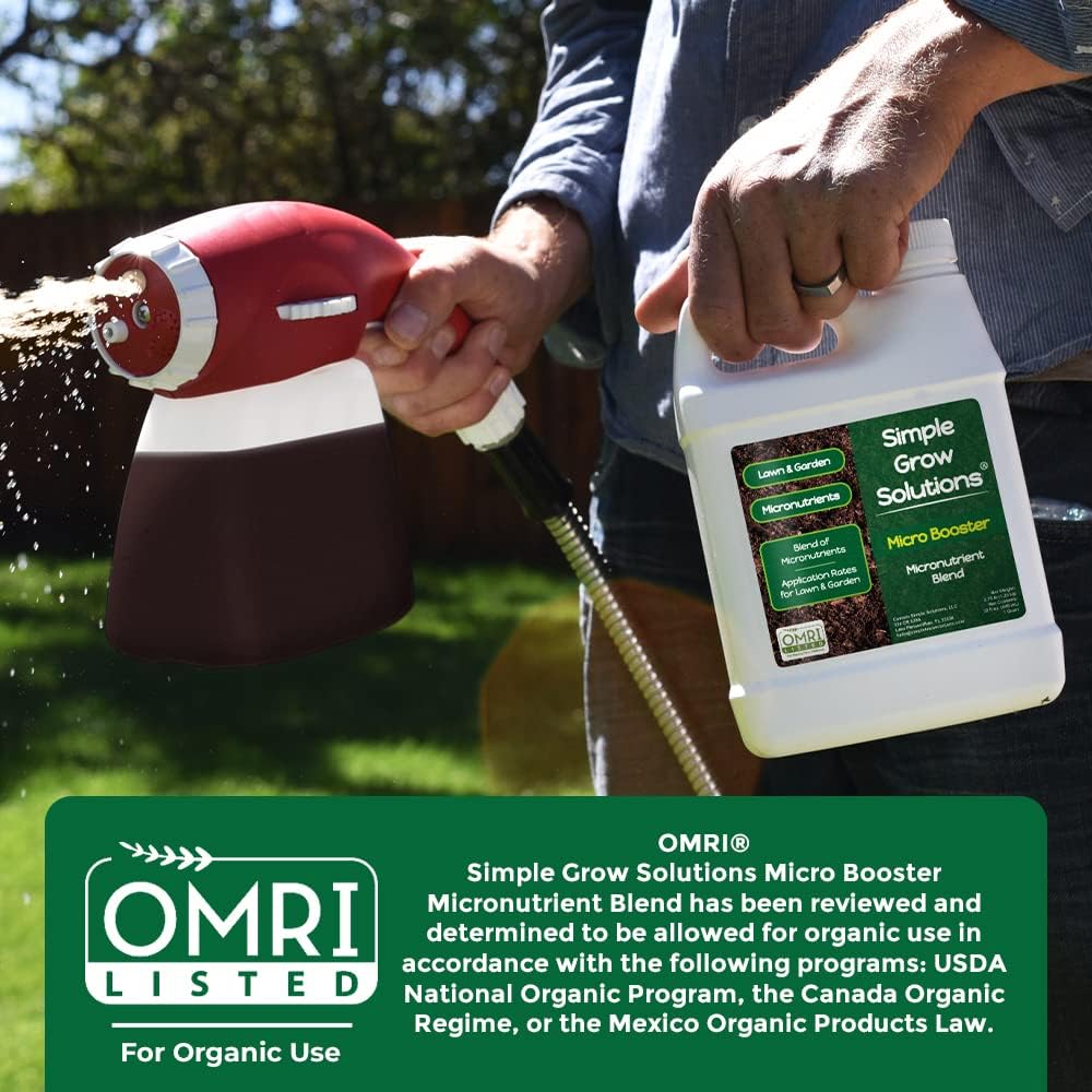 Fertilizante líquido para césped y plantas Simple Grow