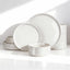 Set 12 Pzas Vajilla Porcelana Moderna Blanco