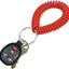 Resorte muñeca espiral 2pulg llavero acero flexible rojo set 5