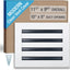 Cubierta ventilación CA 10x8pulg aluminio decorativa