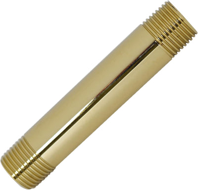 Brazo ducha techo 1/2x4 IPS brida latón pulido D3604A