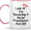 Taza blanca cerámica graduación enfermera 11oz
