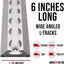 Sistema amarre riel L aluminio 6" 4 Pzas para motos