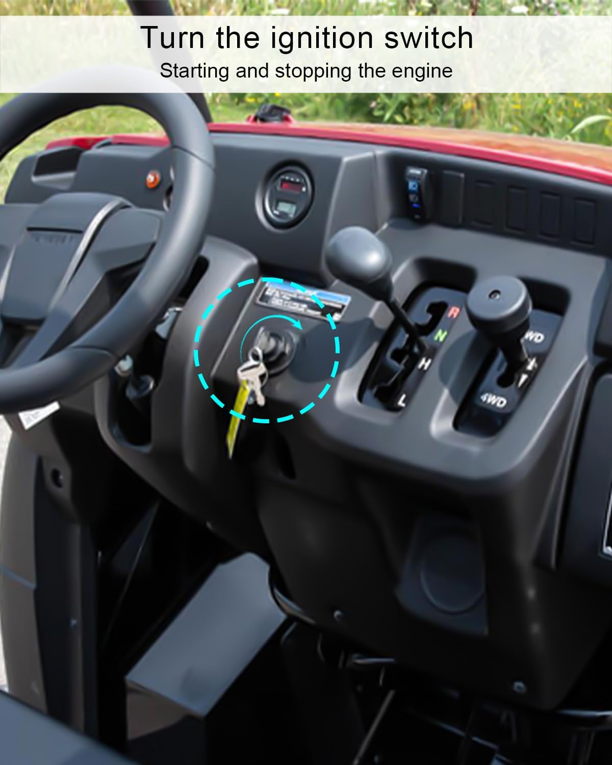Interruptor encendido con llaves para Kawasaki Mule SX2018