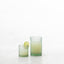 Vaso vidrio hobnail 25oz verde salvia