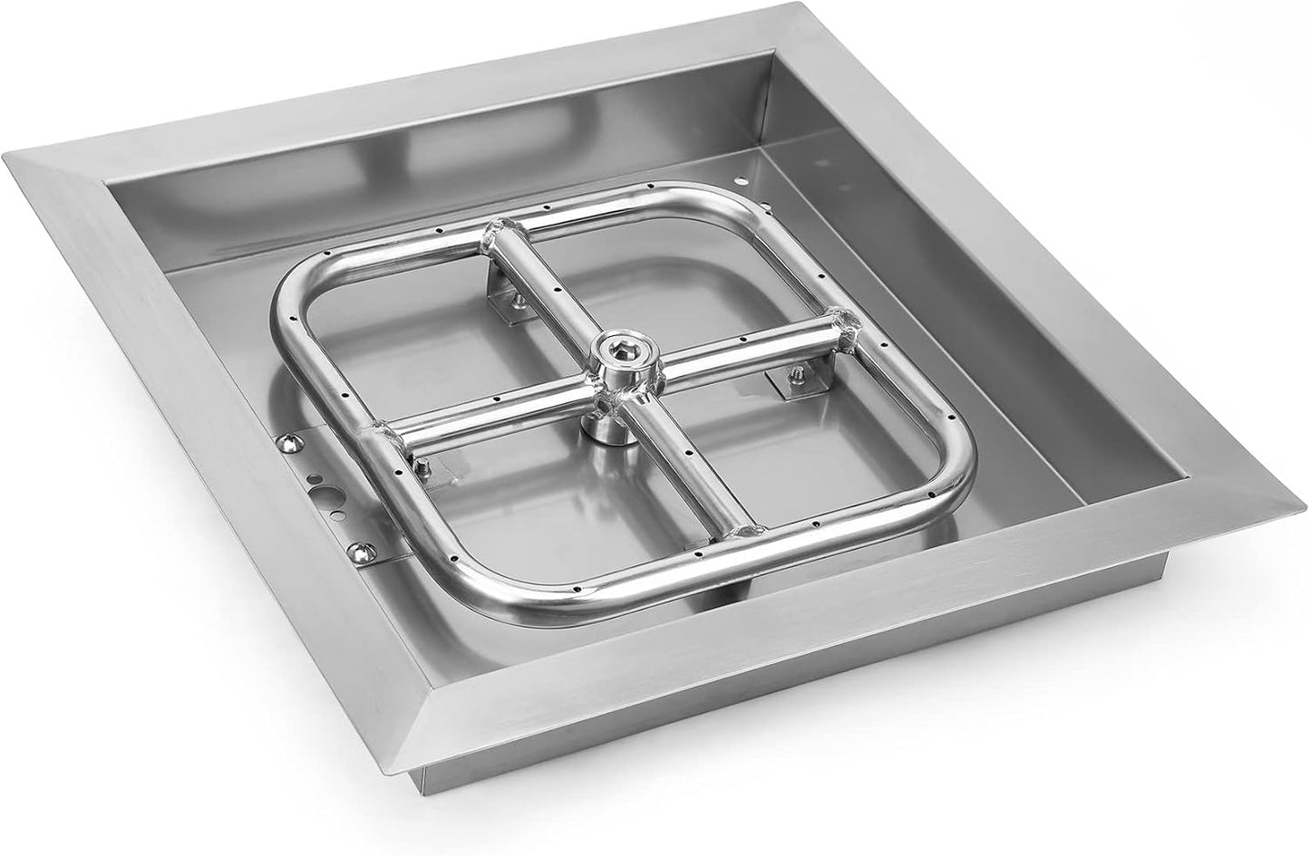 Ensamblaje anillo bandeja quemador acero inox 304