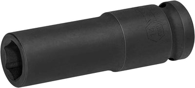 Enchufe impacto profundo 0.555" 1/2" acero Cr-Mo