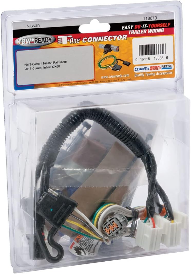 Arnés conector T plano 4 vías comp Infiniti QX60 Nissan