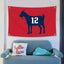 Bandera cabra Tom Brady 3x5ft dormitorio universitario