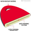 Rodillera KN 1000 Color Rojo para Deportes y Ejercicio