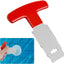 Herramienta extracción tapones piscina y spa con mango
