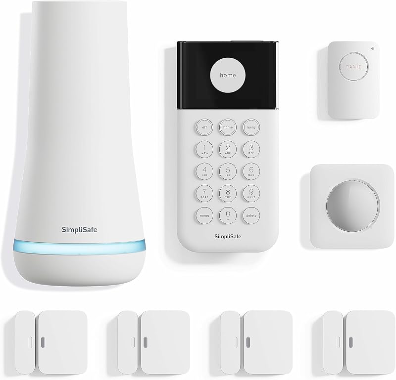 Sistema seguridad inalámbrico SimpliSafe 8 pzas color blanco
