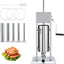 Máquina salchichas acero inox 10L doble velocidad 5 tubos