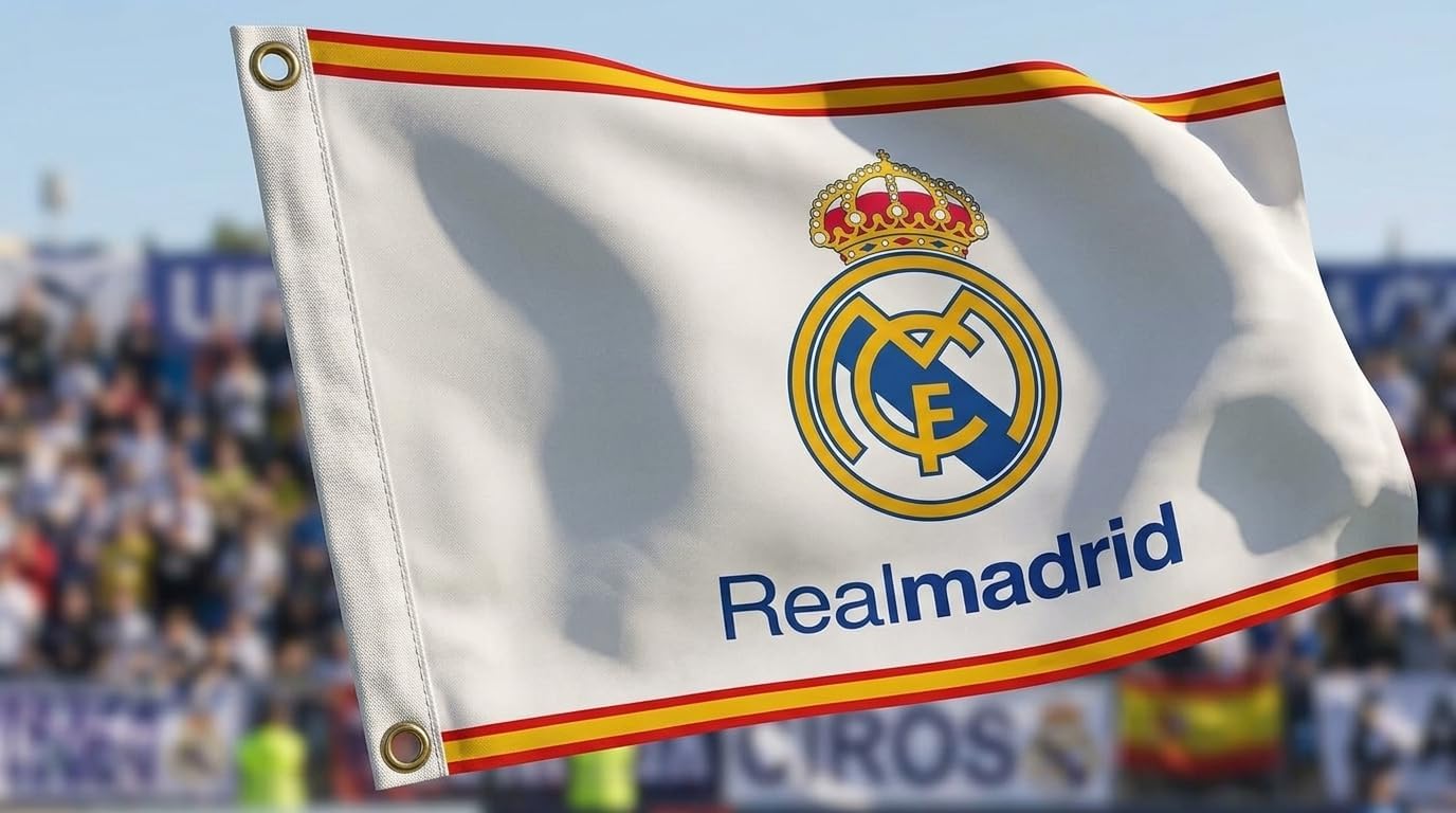 Bandera Real Madrid 3x5ft pancarta interior exterior