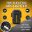 Encendedor plasma doble arco impermeable USB para campamento