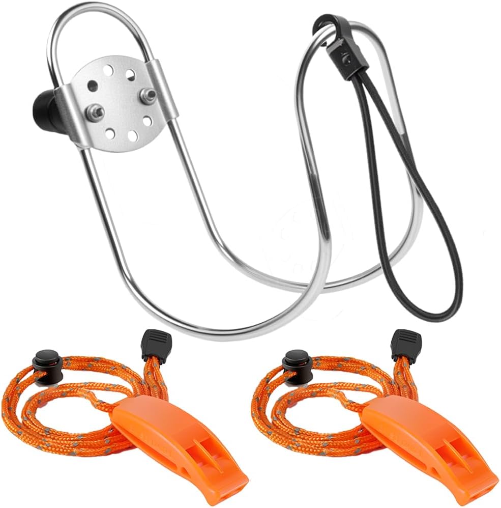 Soporte acero inox para boyas y silbatos emergencia