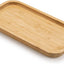Bandeja baño bambú 9.8x5.5" organización decoración