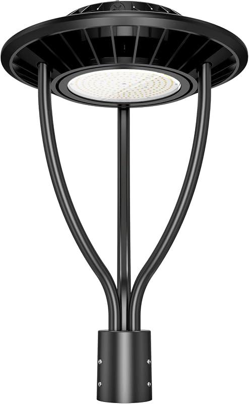 Luz LED poste exterior 60W sensor atardecer IP65 8400Lm