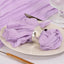 100 Servilletas Tela Lavanda Reutilizables 21x21pulg