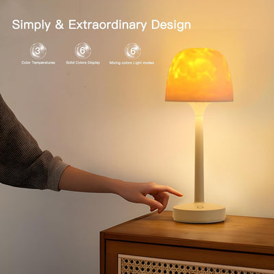 Proyector inalámbrico luz ambiental RGB con control remoto