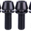 6 Pzas Tornillo Allen M6x16mm Cónico Bicicleta Negro