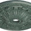 Medallón techo losa 30pulgOD x3 7/8pulgID pintado a mano