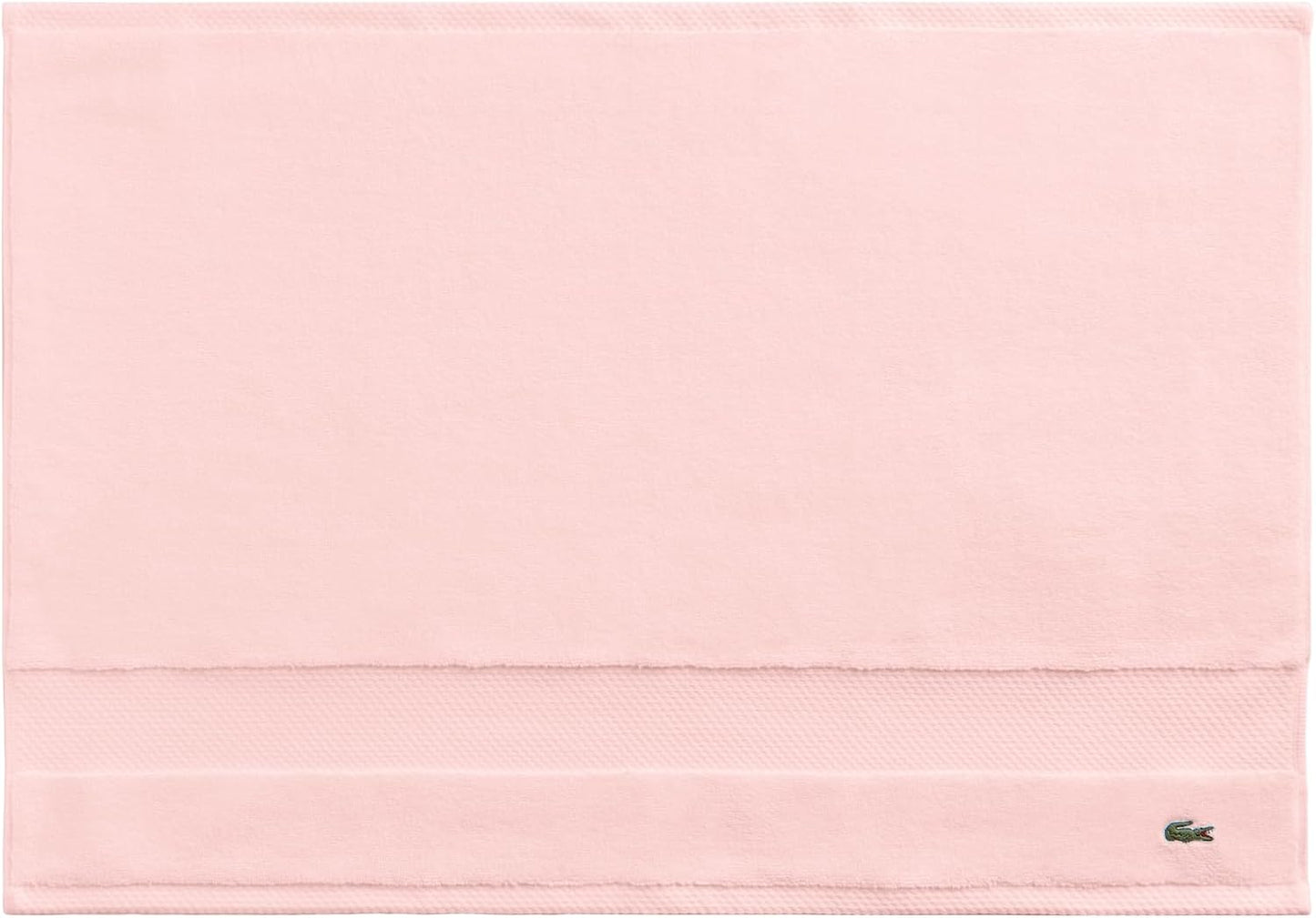 Tapete ducha algodón supima 21x31pulg color rosa claro
