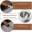 2 Cucharas Medidoras Café Acero Inox 304 Mango Madera