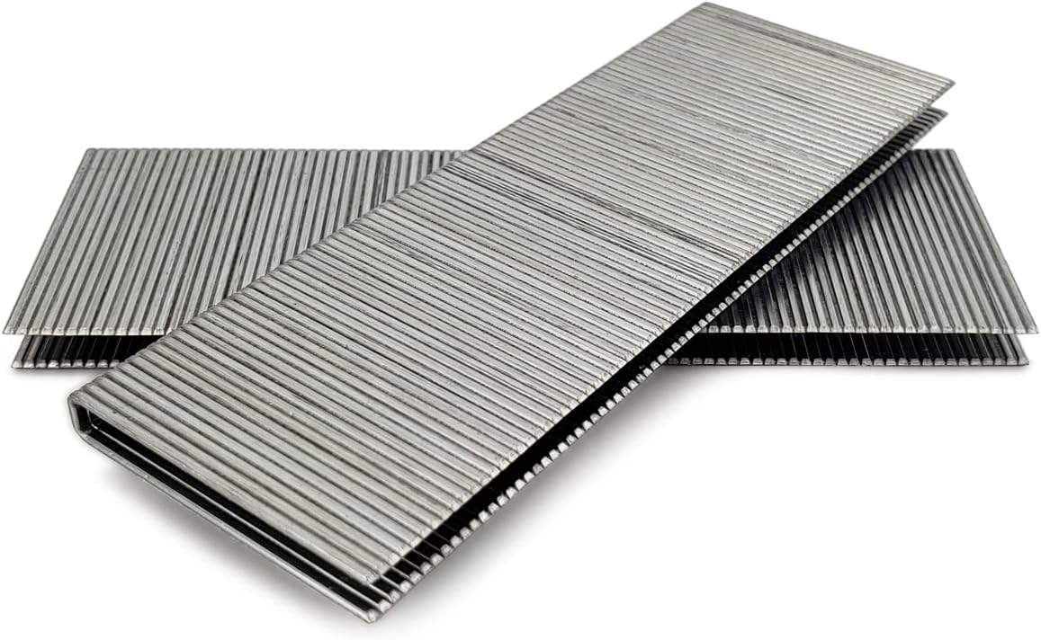 Grapas corona estrecha 1/4 pulg galvanizadas 1-1/4 pulg