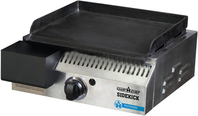 Accesorio parrilla inox 14pulg con plancha plana