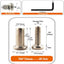 Kit 40 Pzas Casquillo M6 x 5/8 para Muebles y Sillas