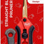 Tijeras jardinería titanio 6.5pulg mango gel suave