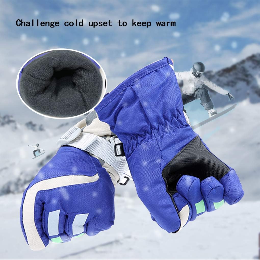 Guantes esquí niños 1-4 años cálidos para nieve