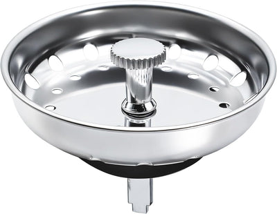 Tapón de lavabo acero inox con filtro 3.5pulg