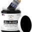Pintura mate tiza 16oz color negro para muebles