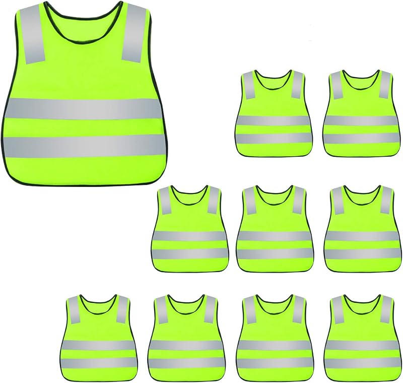 Chaleco seguridad niños reflectante ligero transpirable